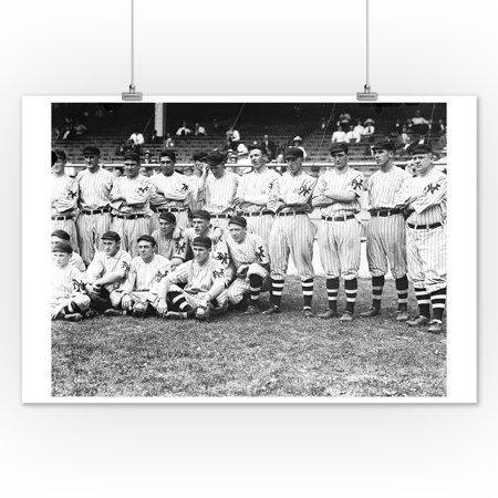 Ny Giants Team Baseball Photo 3 12x18 Art Print Wall Decor