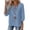 Blue, variant on Embroidered Tops for Women V Neck Embroidered Shirt Cotton Yarn Breathable Vintage Boho Button Shirt Loose Fit Tunic Embroidery Plain Top Vintage Vacation Tees Vintage T-shirt White L