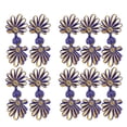 thumbnail image 1 of Maytalsory Handmade Sewing Accessories Frog Knot Closure Buttons Chinese Frog Knot Flower Fastener Set Cheongsam Buttons sapphire and gold, 1 of 6