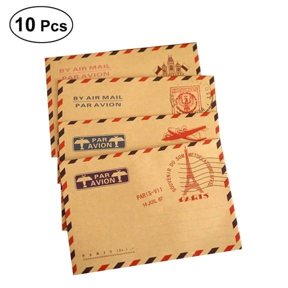 HONITANO 10Pcs Rectangular Paper Envelopes For Letter Writing Money Envelope 4.3x6.4in