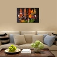 thumbnail image 4 of Warm Colorful Cooking Spices Restaurant Canvas Wall Art Artwork for Kitchen Dining Room Wall Art Warm Multicolor Canvas Painting Home Office Decor Poster Print Framed 12x16inch, 4 of 6