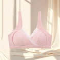 thumbnail image 4 of ZACPNCV Nursing Bras for Breastfeeding Seamless Comfort Maternity Bralette Wireless Pregnancy Sleep Bra with Support Pink M, 4 of 5