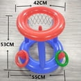 thumbnail image 3 of Swimming Pool Basketball Hoop Set - Inflatable Pool Basketball Hoop & Ring Game Set - Perfect for Competitive Water Play and Trick Shots_Perfect Gift, 3 of 5