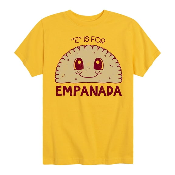 Instant Message - E Is For Empanada - Toddler & Youth Short Sleeve Graphic T-Shirt
