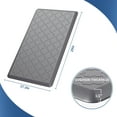 thumbnail image 3 of GALMAXS7 Kitchen Mat Anti Fatigue Mats for Kitchen Gray Kitchen Rug Memory Foam Ergonomic Rug 17"x 29", 3 of 11