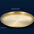 thumbnail image 1 of Cafe Snack Tray Stainless Steel Plate Vintage Design,1pc dahao1pc, 1 of 6