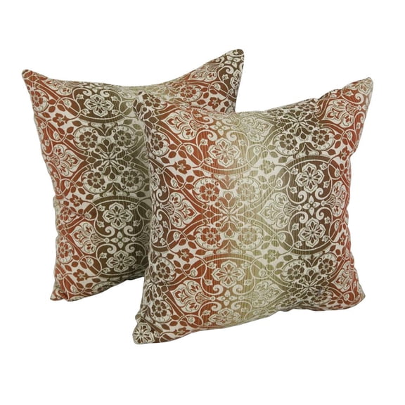 17-inch Square Premium Polyester Outdoor Throw Pillows (Set of 2) 9910-S2-PO-008