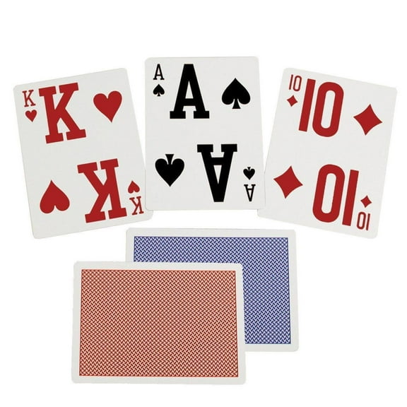 Elite Jumbo Size Low Vision Playing Cards (color may vary)