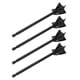 thumbnail image 4 of 4 paletas mezcladoras de resina, mezcla uniforme y fuerte, 5 cuchillas, accesorio de taladro mezclador de pintura reutilizable, color negro, 4 of 15