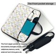 thumbnail image 2 of Lsque Floral Pattern Laptop Bag – Portable & Slim Single-Shoulder Computer Case with Adjustable Strap, Protective, Lightweight for 13”/14”/15.6” Laptops, 2 of 8