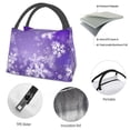 thumbnail image 4 of Rocae Snowflakes for Insulated Lunch Bag for Women Men,Large Lunch Box for for Work/Office/Picnic/Travel, 4 of 6