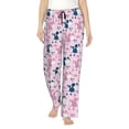 thumbnail image 1 of Fotbe Cartoon Poodle Dog Pantalones de Pijama para Mujer, Pantalones de Dormir, Pantalones Pj con Cordón y Bolsillos-3X-Large, 1 of 6