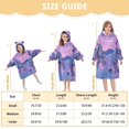 thumbnail image 4 of FORMRS Wearable Blanket Hoodie with Sleeves for Kids Cozy Flannel Sweatshirt, Cat Walking in Street, 4 of 7
