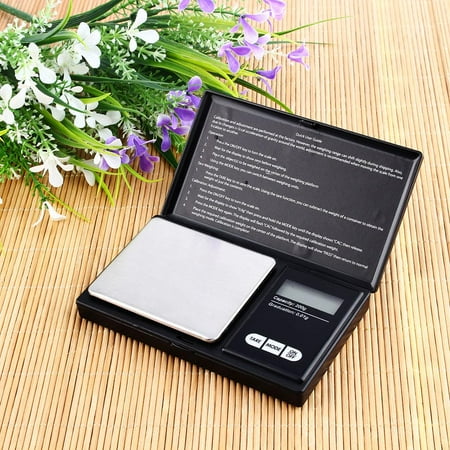 Portable Scale - 200g X 0.01g Portable Digital Pocket Scale Jewelry Gold Silver Coin Kitchen food Scale with LCD Display Stainless Steel & Slim Design