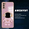 thumbnail image 4 of Galaxy S20 FE Case for Astronaut Stand, Designed for 6D Electroplated Galaxy S20 FE 4G/5G Phone Case,Soft TPU Protective Shockproof Flexible Samsung Galaxy S20 FE Case 6.5 inch,Purple, 4 of 13