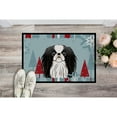 thumbnail image 2 of Caroline's Treasures BB1726MAT Winter Holiday Japanese Chin Door Mat, Indoor Rug or Outdoor Welcome Mat 18x27 Doormat ,, 2 of 2