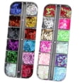 thumbnail image 4 of Shisuyan 2 Boxes Eye Makeup Sequins Manicure Glitter Sequins Eye Shadow Powders, 4 of 8