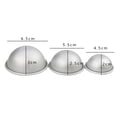 thumbnail image 6 of Hi.FANCY 6pcs Aluminum Alloy Half Ball Cake Mold Fast Shaping Mould Round Easy Bake Pan Bakery Tools, 6 of 9