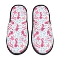 thumbnail image 1 of Balery Seahorse and Starfish Pantuflas de Casa de Felpa Silenciosas con Diseño Estampado, Zapatillas Cómodas Antideslizantes de Algodón para Interior-Medium, 1 of 8