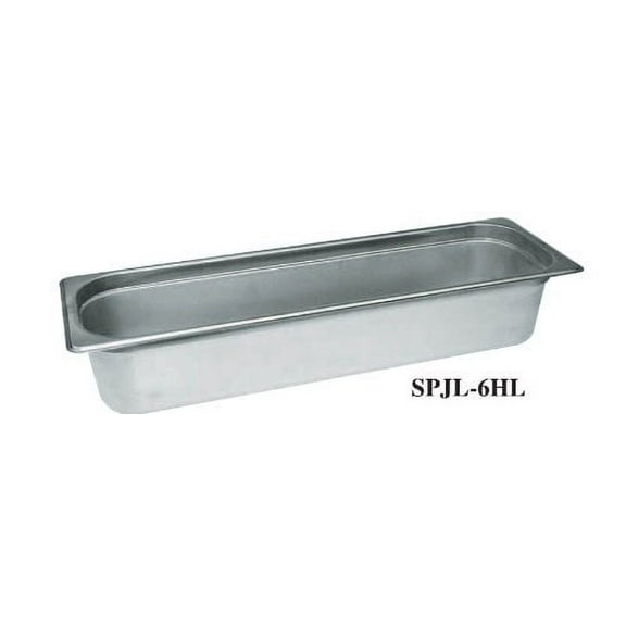 Winco Anti-Jamming Steam Table Pan Silver, 12.8" Length x 6.9" Width x 2.3" Height | 1/Each