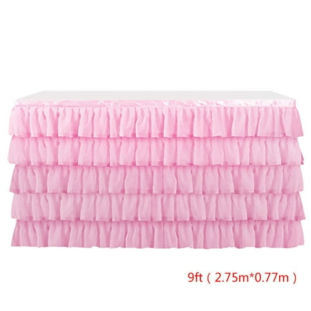 

Table Skirt Tableware Cloth Wedding Tutu Tulle Table Skirt Baby Shower Party Home Decor Table Skirting Birthday Party