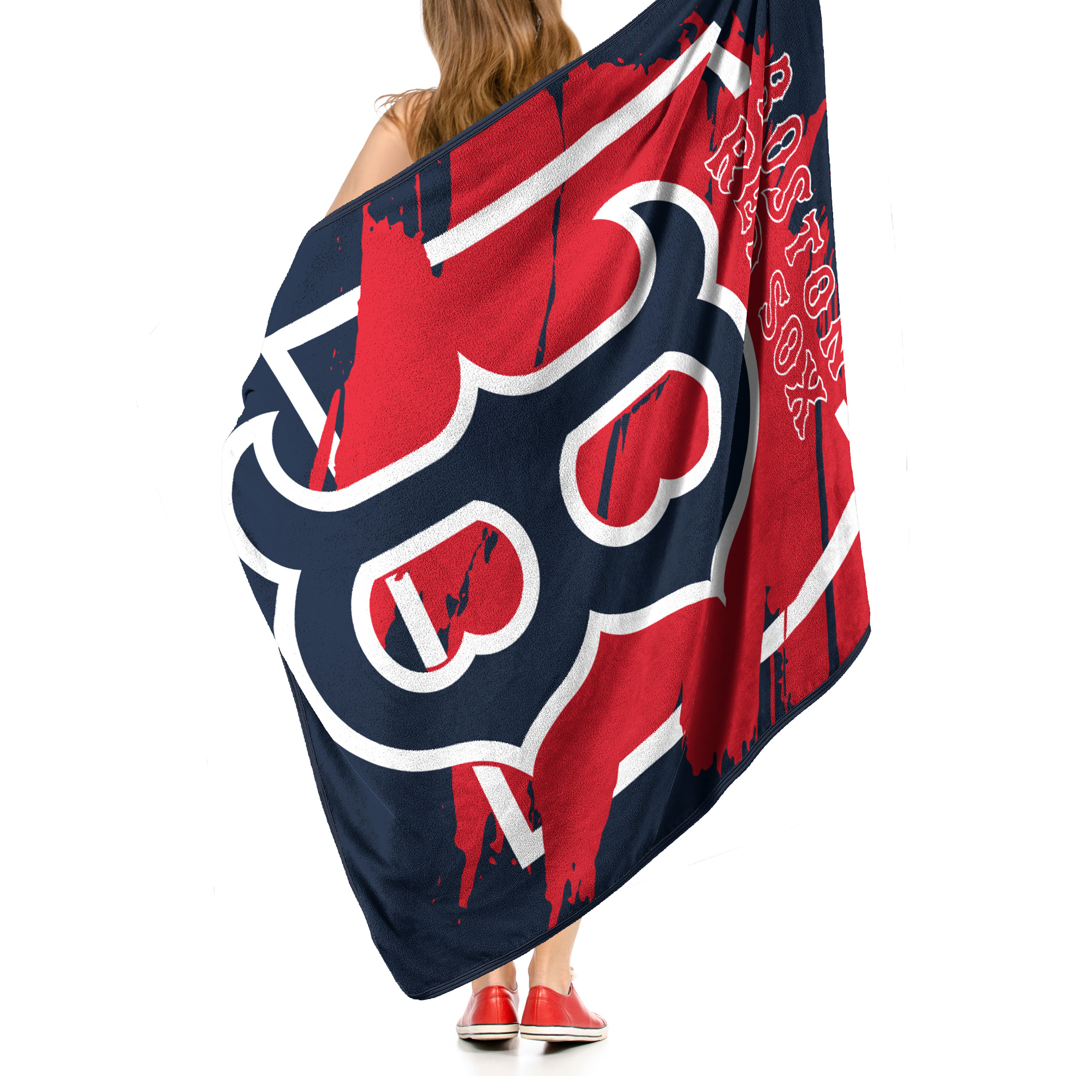The Northwest Group  Boston Red Sox 46" x 60" Dimensional Micro Raschel Plush Throw Blanket - image 5 of 5