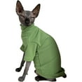 thumbnail image 3 of UOSIA Sphynx Cats Solid Warm Fleece Shirt Cat Turtleneck Thermal Hairless Cat Clothes, 3 of 6