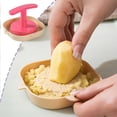 thumbnail image 1 of Garlic Press Rotating Grinder, Multi Purpose Mincer for Ginger Infant Food, V Shaped Guide Spout No Spill, Detachable Easy Clean and Compact Kitchen Storage Solution, 1 of 6