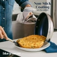 Steel Kitchenware Blue Blue Jean Chef 3-Piece Stainless Steel Cookware Set, Hammered Finish ...