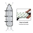 thumbnail image 5 of HELLHERO Ironing Board Pad Covers 15" x 54" Universal Fit Iron Board Covers Tailor Shop Replacement Protector Elastic Border Dustproof Covers Green Heart, 5 of 6