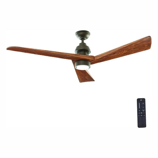 Home Decorators Collection Fortston 60 In Led Indoor Espresso Bronze Ceiling Fan With Light Kit And Remote Control New Open Box Com Led Indoor Espresso Bronze Ceiling Fan, 60 Bronze Ceiling Fan With Light And Remote