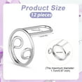 thumbnail image 2 of Duslogis 10PCS Wudu Nail Rings for Acrylic Nails, Size Adjustable Fingernail Rings No Adhesive, Reusable Halal Nail Ring Set, Daily Wear Non-Tarnish, Metal Ring for Press on Nails with No Glue, 2 of 7