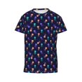 thumbnail image 4 of Wukai Sea Jellyfish Youth Unisex Short Sleeve T-Shirt for Boys, Girls, Teens, and Kids-X-Small, 4 of 7