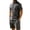 Dark Gray, variant on Uwinwear Men's Summer Outfits Sets Big And Tall Waffle Knit Mock Neck Short Sleeve Shirt and Drawstring Shorts Set Casual 2 Piece Outfit,Beige,XXL