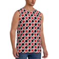 thumbnail image 2 of Balery Playing Cards Camisetas sin mangas para hombre, absorbe la humedad y protege contra el mal olor.-3X-Large, 2 of 7