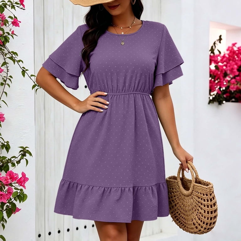 double layered mini dress in violet PrettyLittleThing Women's Double Layer Slinky Diamante Trim Drape Mini Skirt Co-ord in Deep Purple | Size: 0