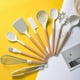 thumbnail image 5 of Silicone Kitchen Utensil Set, Kitchen Utensils 10 Pcs Cooking Utensils Set with Storage Bucket, Wooden Handles Cooking Tools Colander Tongs Spatula Sp, 5 of 5