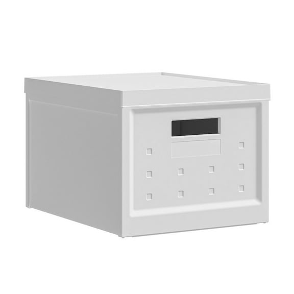 Set of 2 Collapsible Stackable Storage Box with Lids