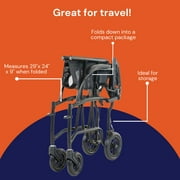 Feather Mobility Lightweight Wheelchair for Seniors, Foldable for Travel, 13.5 lbs, 1 Ct