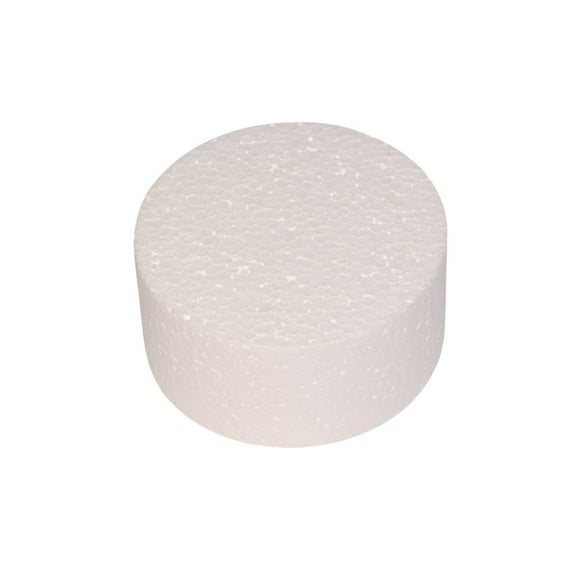 Oasis Supply Dummy Round Cake, 4" x 2", White