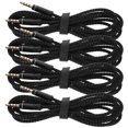 thumbnail image 1 of Miangastore Rallonge de Fil de Haut-Parleur en Nylon 4 Pcs 59 Po, 1 of 8