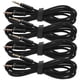 thumbnail image 1 of Cable de audio profesional de 4pcs 3.5mm Macho al cable de nylon masculino Cable auxiliar, 1 of 5