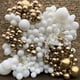 thumbnail image 3 of Globos de papel de aluminio 4D para decoración de boda, suministros de fiesta de cumpleaños, blanco mate de alto grado, oro y plata, 18 pulgadas, 2 piezas por juego, 3 of 4