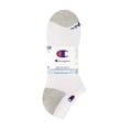thumbnail image 2 of Champion Men’s No Show Socks 6 Pack – Half Terry Cushion, Moisture-Wicking, Arch Support, Stretch Comfort, Sizes 6–12.5, 2 of 7