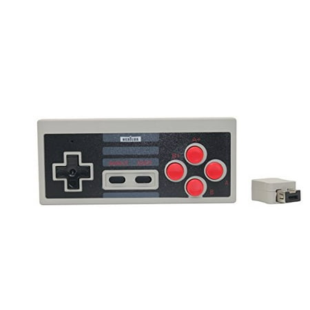 NEXiLUX NES Classic Edition Wireless controller with Turbo A B ( ++ MODE (Best Wireless Controller For Nes Classic)