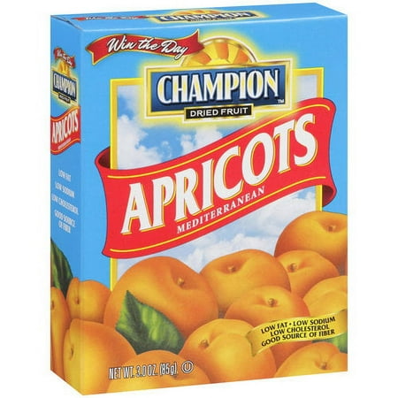 Champion Mediterranean Apricots, 3 oz
