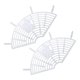 thumbnail image 3 of Rueda trasera, red protectora del asiento trasero, protección para los pies, protección del asiento trasero para Blanco, 3 of 9