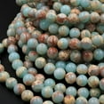 thumbnail image 6 of K-KED Impression Jasper Round Beads 4mm 6mm 8mm 10mm Snake Skin Jasper 15" Strand-8 mm, 6 of 7