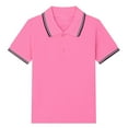 thumbnail image 2 of Kids Boy Shirt For Boys Polo Shirts Short Sleeve Shirt Button Up Shirt Boys 8-9 Years, 2 of 3