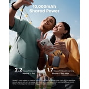Anker Nano Power Bank, 10,000mAh Portable Charger with 2.3 ft InstaCord Retractable Cable, 45W Max Compact Battery Pack, Smart Display